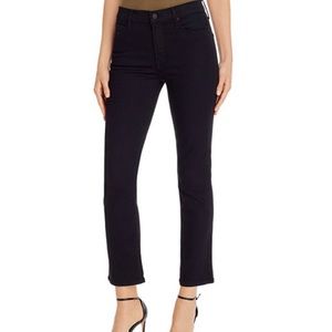 Mother The Dazzler Ankle Straight Black Size 28